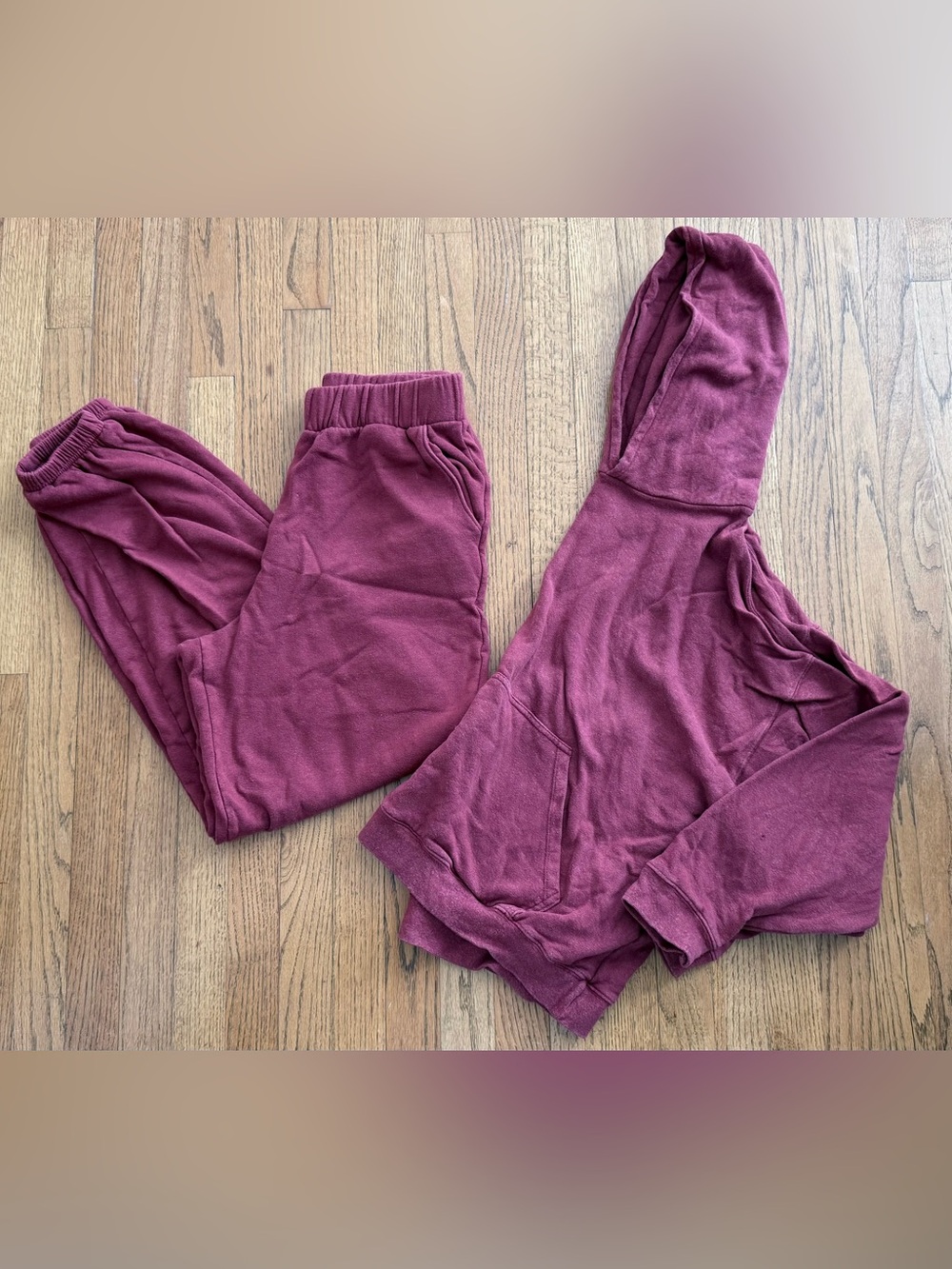 Aliya Wanek Sweat Set - Rose Clay - Medium Organic Hemp Cotton